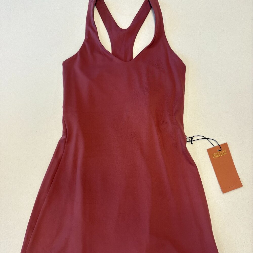 GIRLFRIEND COLLECTIVE Lola V Neck Workout Dress S NWT